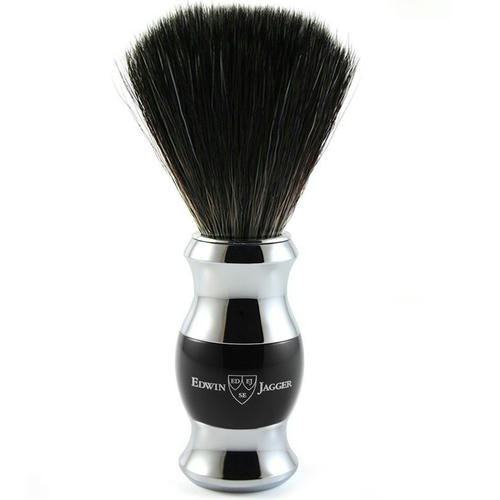 Edwin Jagger 21SB366CR - Помазок черная смола искусственный ворс
