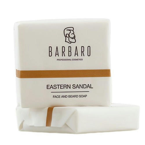 Barbaro Face & Beard Soap "Eastern Sandal" - Мыло для лица и бороды 90 гр