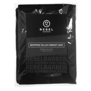 Rebel Barber Noble Black Compact Edition - Пеньюар с неопреновым воротником
