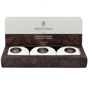 Truefitt and Hill Sandalwood Soap - Мыло для рук и тела 3 шт 150 мл