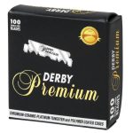 Derby Premium Barber Razor - Сменные лезвия для бритья 100 шт Половинки