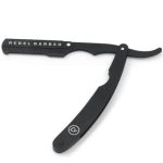 Rebel Barber Protector Black - Опасная бритва с защитой и сменным лезвием Protector Black