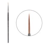 Кисть для геля ruNail Gel Synthetic GNR №0