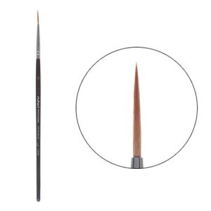 Кисть для геля ruNail Gel Synthetic GNR №0