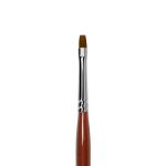 Кисть Roubloff синтетика коричневая плоская №2, GN23R