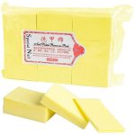 Безворсовые салфетки плотные, желтые