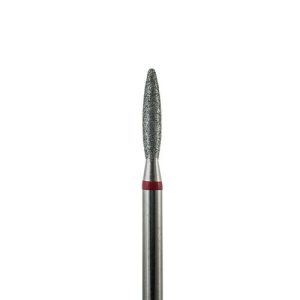 Фреза Beauty-Tools алмазная «Пламя» закругленное D=2,1 мм, красная (104.243R.514.021)