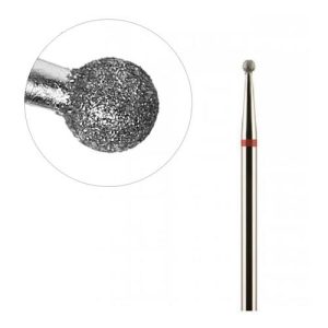 Фреза Beauty-Tools алмазная «Шар» D=2,7 мм, красный (104.001.514.027)