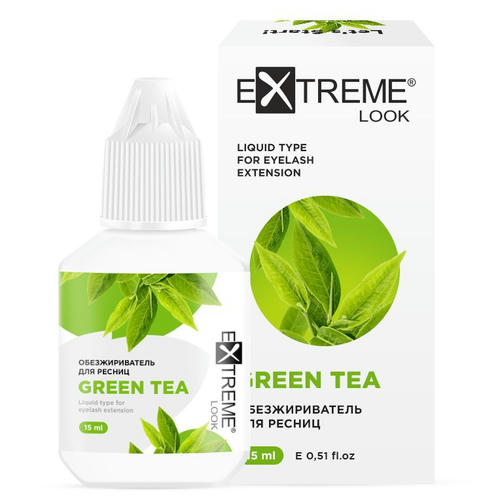 Обезжириватель для ресниц Extreme Look 15мл Green Tea