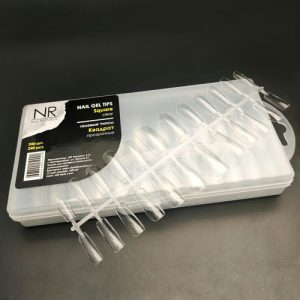 Гелевые типсы Nail Republic Square квадрат прозрачные