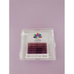 Ресницы Lotus mix фиолетовые CC 0.07 8-13мм 6 полос