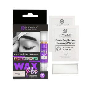 Аппликатор восковый PEN WAX Strong для сверхточной депиляции бровей и лица, 4мл