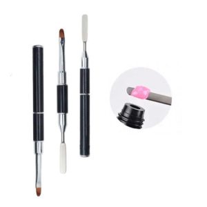 Кисть-лопатка Monami для акрил-геля черная