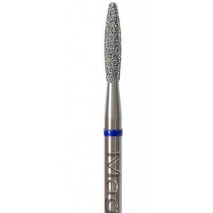Фреза Magic Bits алмазная пламя закругленное, синяя 0,21 (2,1 мм)