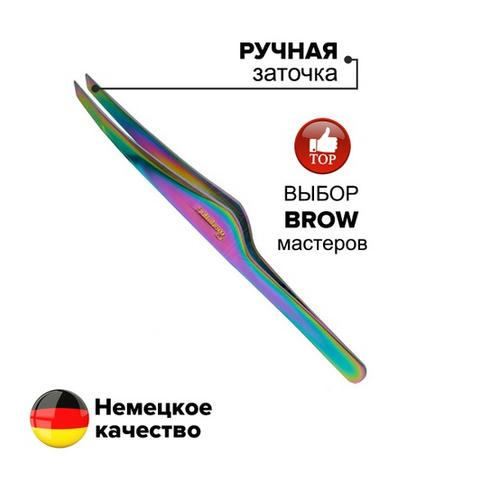 Пинцет Solinberg G808 ручной заточки для бровей — изображение 2