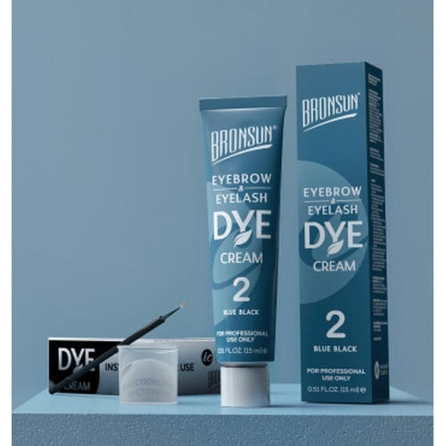 Краска-крем BRONSUN № 2 иссиня-черный 15мл — изображение 2