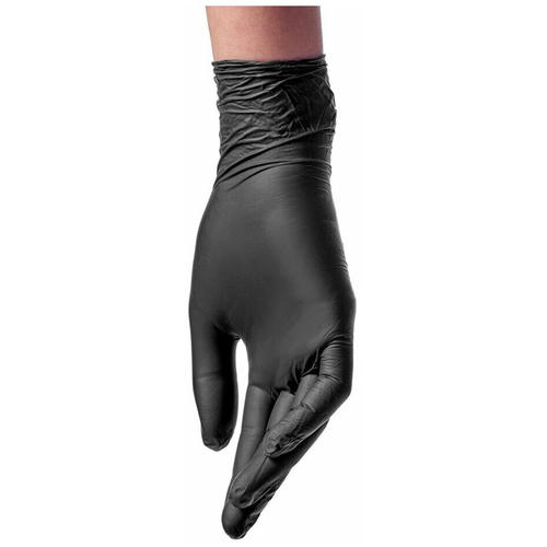 Перчатки нитрил-винил Wally Plastic M черные — изображение 2