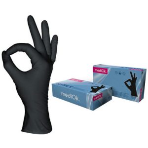 Перчатки нитрил MediOk XL черные (BLACK+)