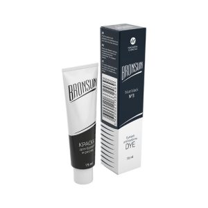 Краска BRONSUN № 3, иссиня-черный, 15мл