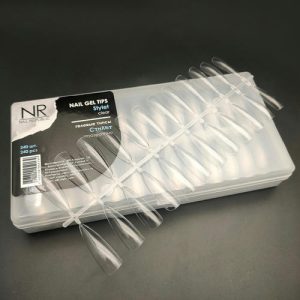 Гелевые типсы Nail Republic Stylet стилет прозрачные