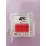 Ресницы Lotus mix розовые C 0.07 8-13мм 6 полос