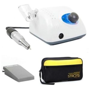 Машинка для маникюра STRONG 210/120 (с педалью в сумке 30 000об.мин)