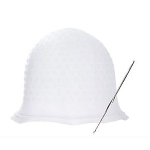 Шапочка для мелирования Melon Pro силиконовая с полями с крючком