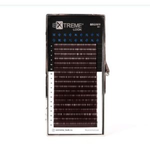 Ресницы Ext Candy Brown mix С 0,07 8-14мм