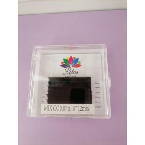 Ресницы Lotus mix CC 0.07 10-12мм 6 полос