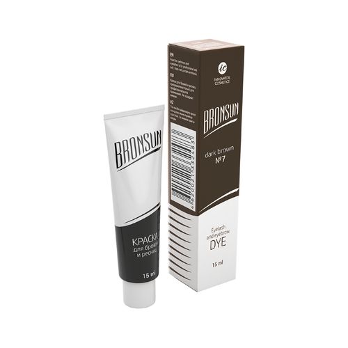 Краска BRONSUN № 7, темно-коричневый, 15мл — изображение 2