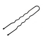 Шпильки для волос чёрные волна 1.1*65 мм,40шт. в уп. арт.AZHP-33