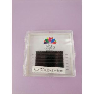 Ресницы Lotus mix CC 0.10 8-9мм 6 полос