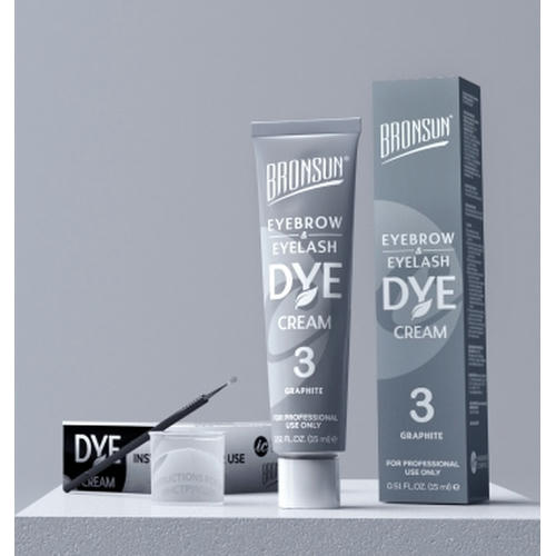 Краска-крем BRONSUN № 3 графит 15мл — изображение 2