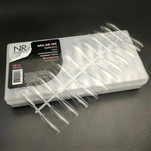 Гелевые типсы Nail Republic Ballerina балерина прозрачные