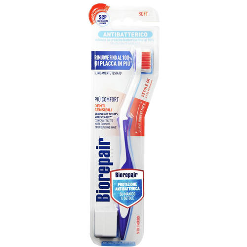 Биорепейр Зубная щетка для чувствительных зубов Curve Denti Sensibili мягкая, 1 шт (Biorepair, Уход за зубами) — изображение 4