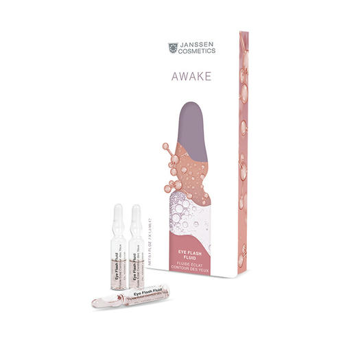 Янсен Косметикс Увлажняющая и восстанавливающая сыворотка в ампулах для контура глаз Eye Flash Fluid, 7 ампул х 2 мл (Janssen Cosmetics, Ampoules) — изображение 2