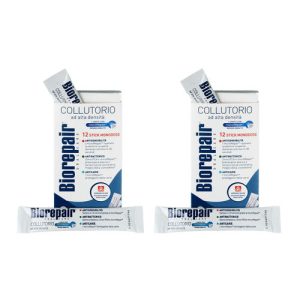 Биорепейр Набор Концентрированная жидкость для полоскания полости рта (12 стик. по 12 мл)*2 штуки (Biorepair, Ежедневная забота)
