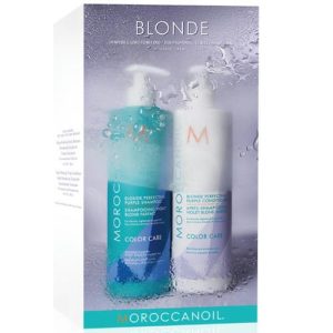 Мороканойл Набор Duo с фиолетовым пигментом: шампунь 500 мл + кондиционер 500 мл (Moroccanoil, Color Care)