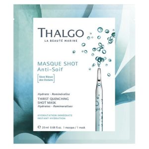 Тальго Интенсивно Увлажняющая экспресс-маска "Морской Источник" Quenching Shot Mask with s_ve bleue des oc_ans, 20 мл (Thalgo, Masque Shot)