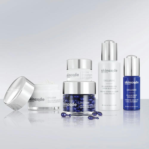 Скинкод Набор: Клеточное Очищающее молочко, 200 мл + Клеточные омолаживающие капсулы "совершенная кожа", 45 штук (Skincode, Exclusive) — изображение 2