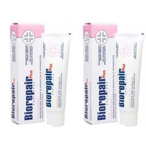 Биорепейр Набор Plus paradontgel Зубная паста для профессиональных болезней десен 75 мл*2 штуки (Biorepair, Ежедневная забота)