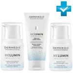 Дермедик Набор "Уход против пигментации": дневной крем, 50 г + ночной крем, 50 г + мицеллярная эмульсия, 200 г (Dermedic, Melumin)