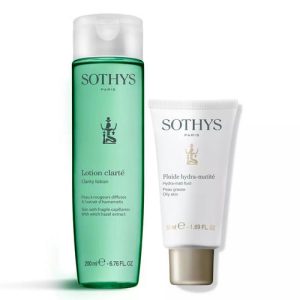 Сотис Набор для жирной кожи с хрупкими капиллярами: тоник 200 мл + флюид 50 мл (Sothys, Cleansers & Lotions)