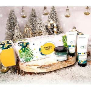 Академи Подарочный spa-набор «Праздничная хлопушка»: скраб 60 мл + крем 100 мл + крем 30 мл (Academie, Spa Destination)