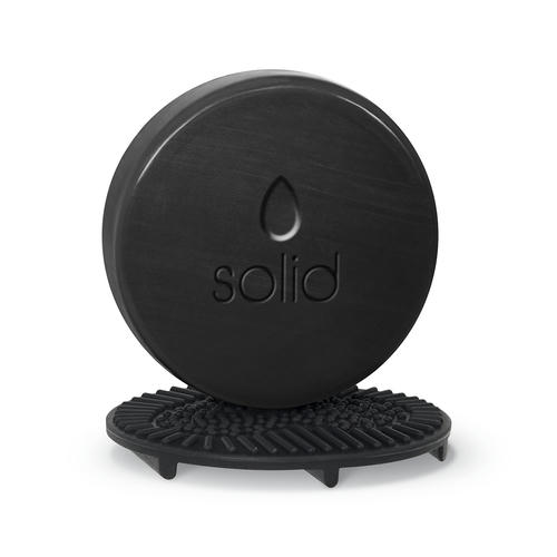 Бьюти-блендер Мыло blendercleanser solid charcoal с углем для очищения спонжей и кистей, 28 г (Beautyblender, Очищение) — изображение 3