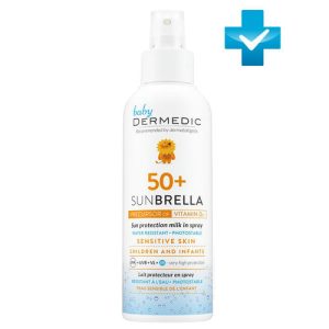 Дермедик Защитное молочко-спрей для детей SPF 50 Baby Sun Protection Milk in Spray for sensitive skin, 150 мл (Dermedic, Sunbrella)