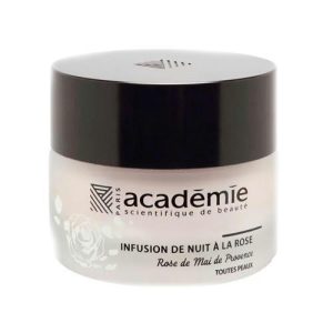 Академи Ночной восстанавливающий крем "Розовая инфузия" Night Infusion Rose Cream, 30 мл (Academie, Aromatherapie)