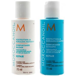 Мороканойл Набор "Увлажнение и восстановление": кондиционер 70 мл + шампунь 70 мл (Moroccanoil, Repair)