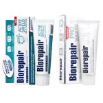 Биорепейр Набор зубных паст для защиты эмали и сохранения белизны зубов, 2х75 мл (Biorepair, Отбеливание и лечение)