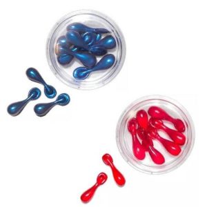 Янсен Косметикс Набор капсул для ухода за губами и кожей вокруг глаз: для глаз 10 шт + для губ 10 шт (Janssen Cosmetics, Capsules)